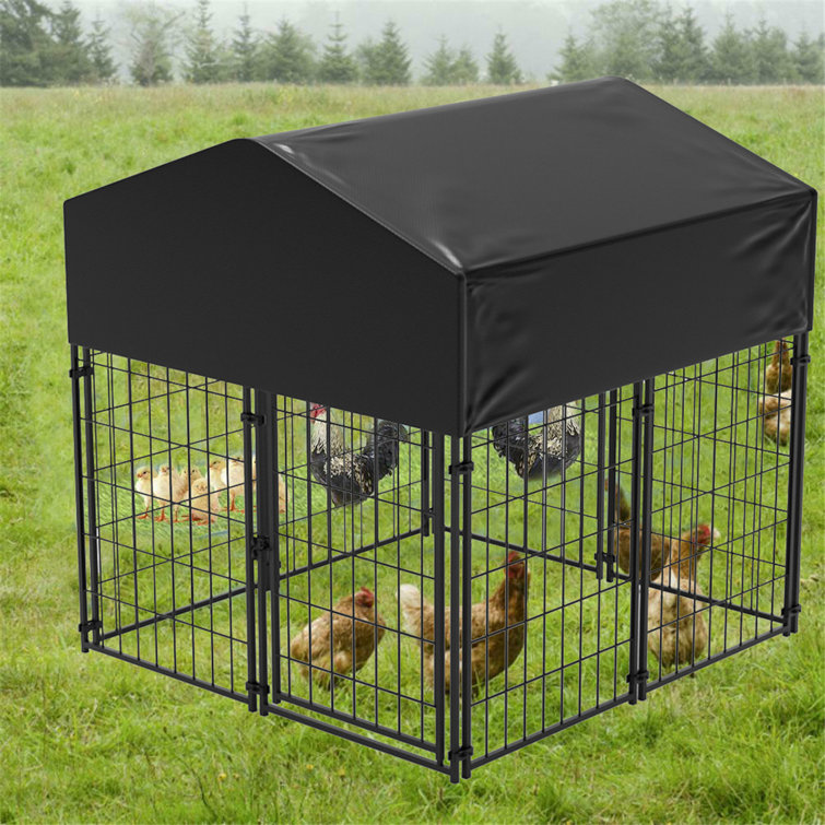 BingoPaw Heavy Duty Roof Cover Dog Pen Wayfair